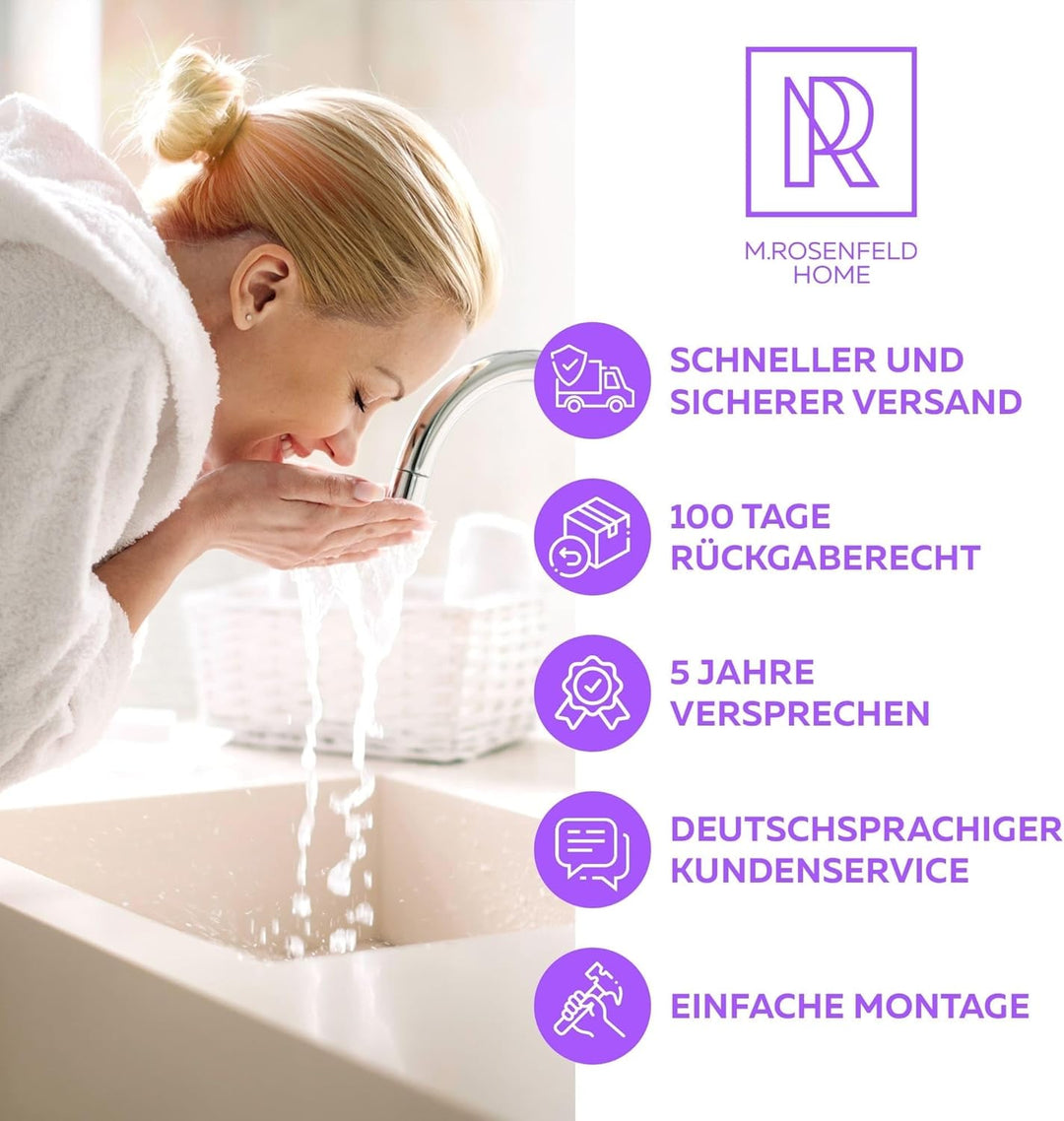Siphon Röhrensiphon/Sifon Badezimmer/Bad/Geruchsverschluss (Chrom Design 2er-Set), Chrom Design 2er-