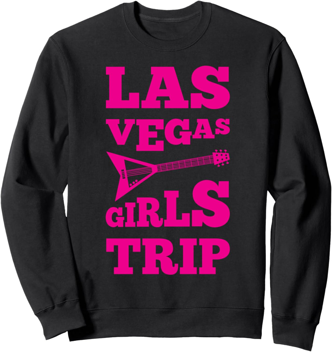 Las Vegas Mädchen Trip Gitarre Sweatshirt