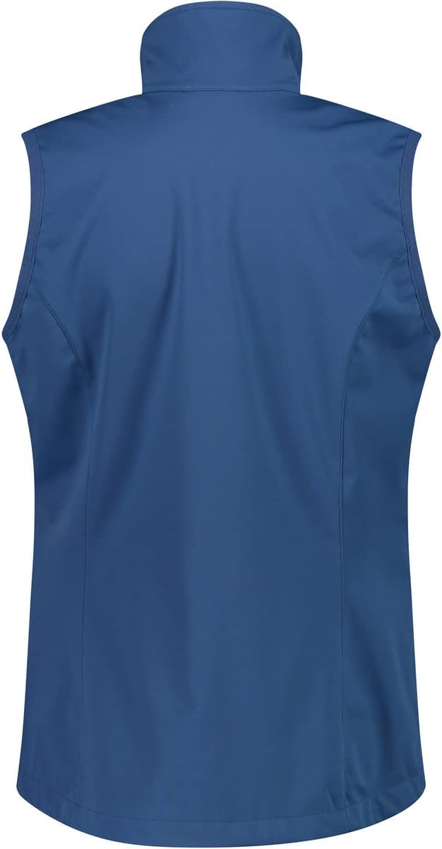 CMP Damen Light Softshell Weste Outdoorweste 38 Blau, 38 Blau