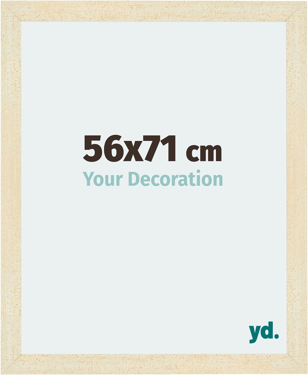 yd. Your Decoration - Bilderrahmen 56x71 cm - Bilderrahmen aus MDF mit Acrylglas - Antireflex - Ausg