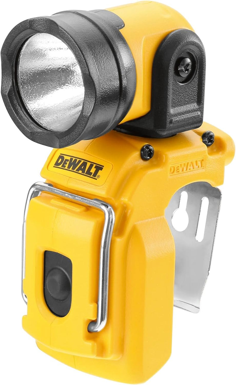 Dewalt Alkku LED-Lampe (10.8 V XR, 110 Lumen, ca. 10 Std. Leuchtdauer (mit 2Ah-Akku), vertikal, hori