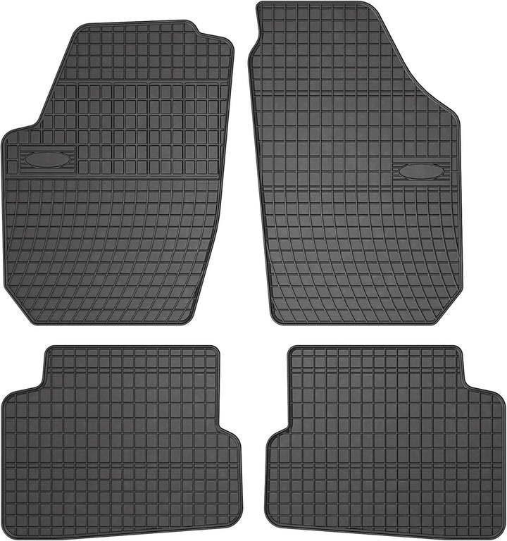 SMK Gummimatten Auto fussmatten Satz für Skoda Fabia II 2006-2014 Erleben Sie einen neuen Standard d