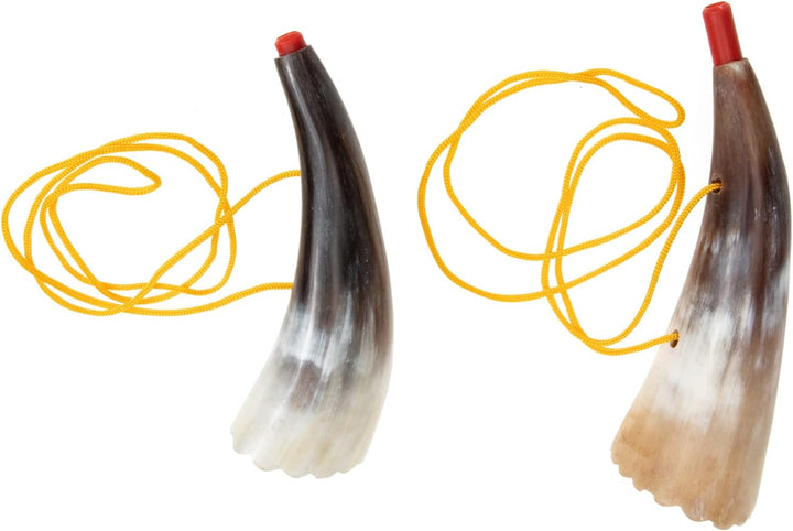 Vaguelly 2 Stücke Kinder Horn Spielzeug Viking Instrument Ox Horn Trompete Party Geräuschemerkehrer