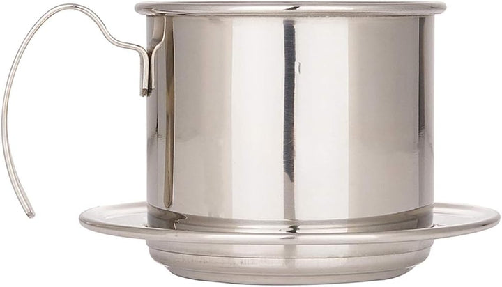 Vietnamesische Kaffeefilterpresse, Kaffeebereiter, tragbar, Edelstahl, vietnamesischer Kaffee-Tropfe