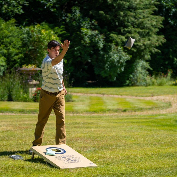 Uber Games - World Cornhole League – 90 x 60 cm Doppelbrett-Set & Tasche (3 x 2 Fuss) Turnierqualitä