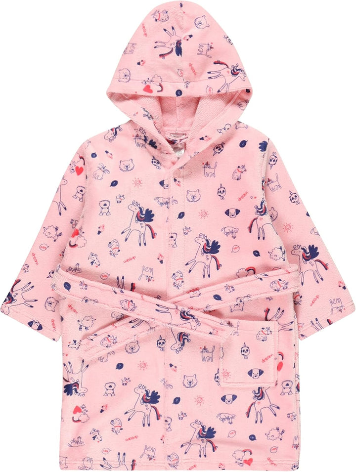 Schiesser Mädchen Bademantel, Rosa 503 V