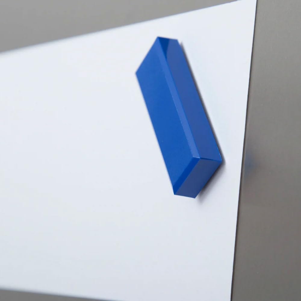 MAUL Facetterand Magnete (20 Stück) MAULpro 53 x 18x 10 mm | Mini Magnete aus Kunststoff | Starke Ma
