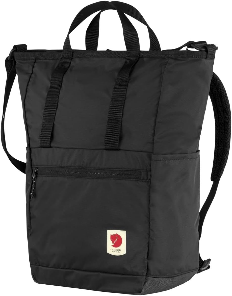 Fjällräven Unisex High Coast Totepack Tagesrucksack, 23 l Schwarz Single, Schwarz Single
