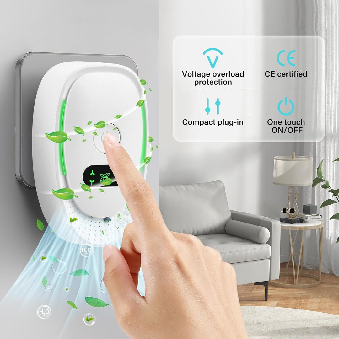 Luftreiniger, Plug in Air Purifier, Air Purifier Ionizer Generator, Steckbarer Negativ Ionen Luftrei