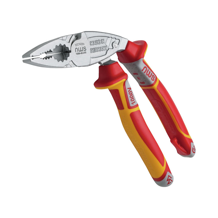 NWS Ergonomische Kraft-Kombinationszange ErgoCombi auf SB-Karte 1096-49-VDE-200-SB, Für Halte-, Grei