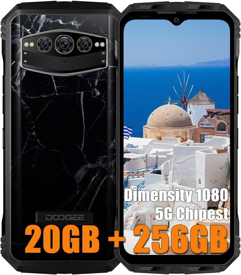 DOOGEE V30T (2023), 10800mAh Akku, Dimensity 1080 20GB + 256GB, 5G Smartphone ohne Vertrag, 108MP Ka