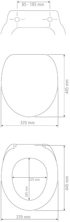 WENKO WC-Sitz Concrete, Toilettensitz mit Absenkautomatik, hygienischer WC-Deckel bis 350 kg belastb