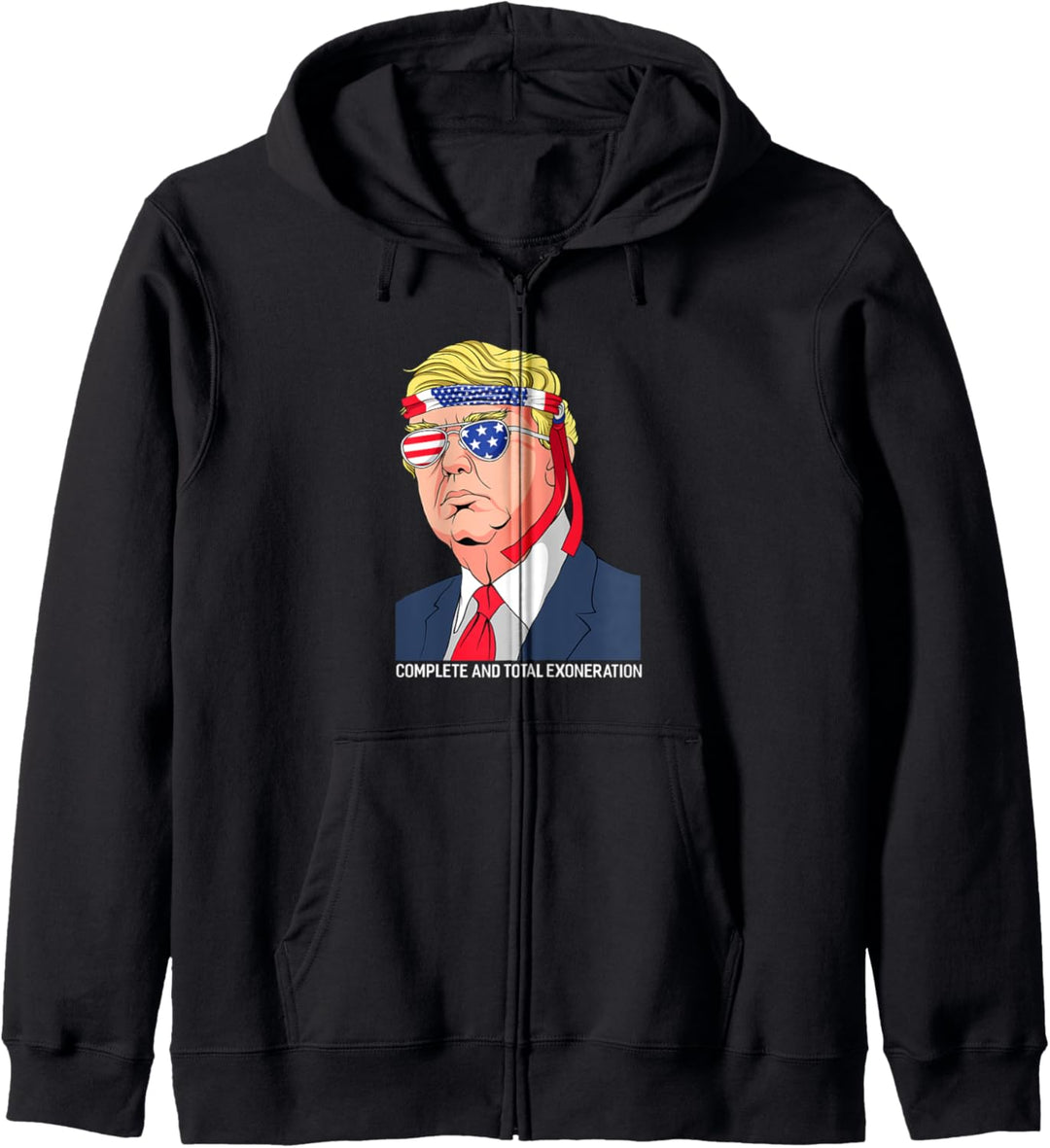 President Donald Trump Mueller Report Total Exoneration Kapuzenjacke