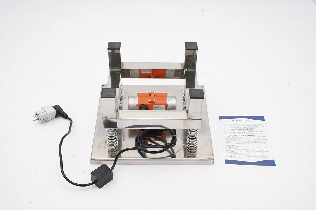 35x35cm Beton Vibriertisch mit 2.5cm Höhe der Schallwand AC 220V Mini Vibrationsprüfstand Testblock