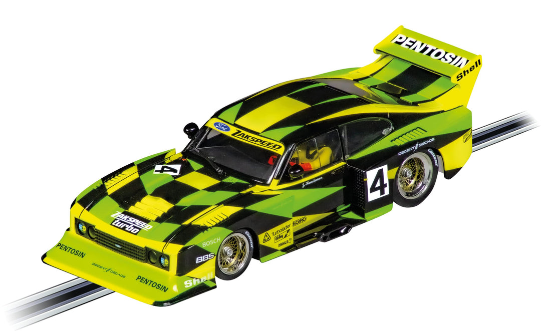 Carrera Digital 124 Ford Capri Zakspeed Turbo Jürgen Hamelmann-Team, No. 4", 23956