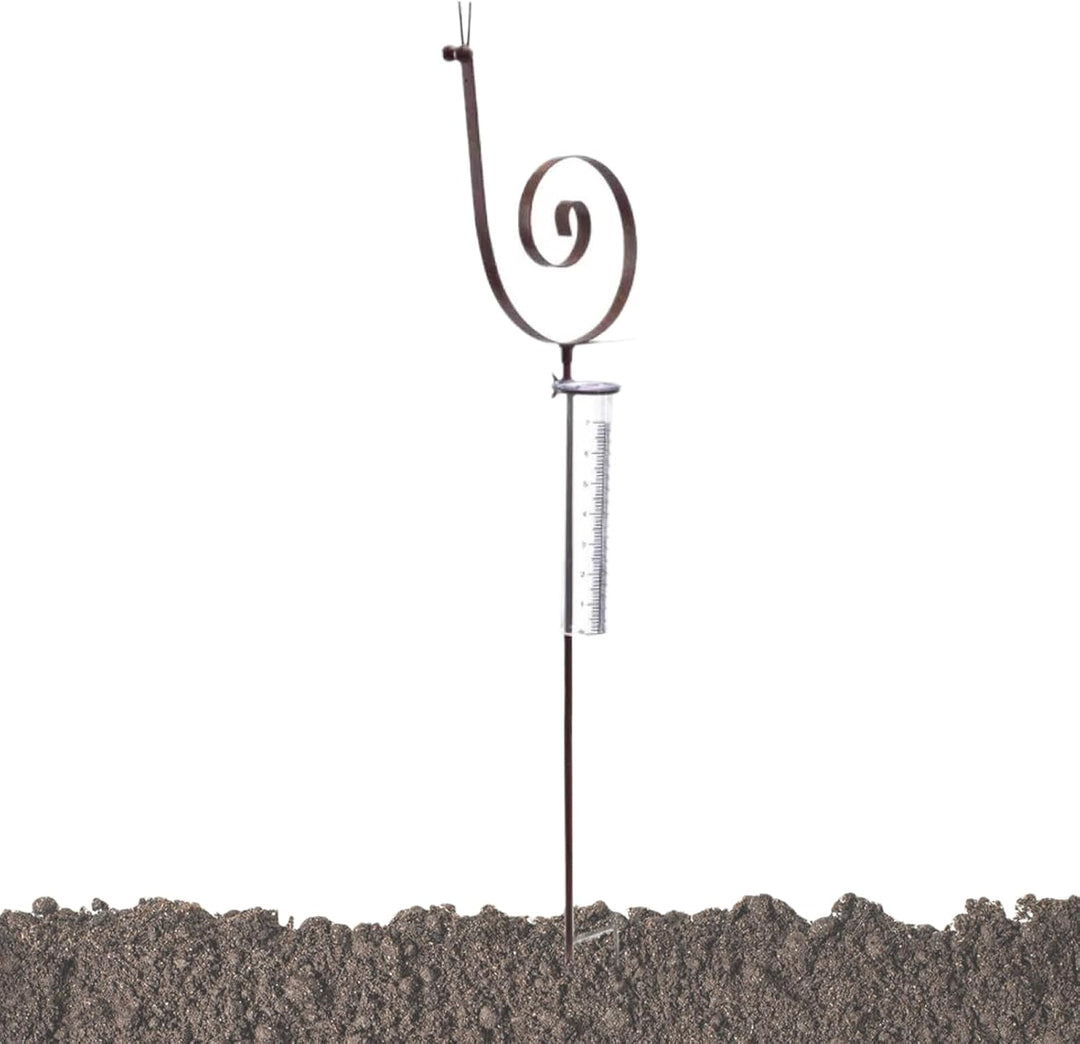 Regenmesser, Schneckenpfahl, Outdoor-Monitor, Regenausrüstung, zuverlässiges Metall, Terrassenorname