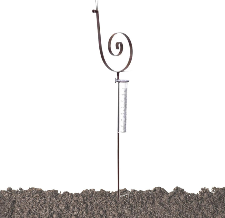 Regenmesser, Schneckenpfahl, Outdoor-Monitor, Regenausrüstung, zuverlässiges Metall, Terrassenorname