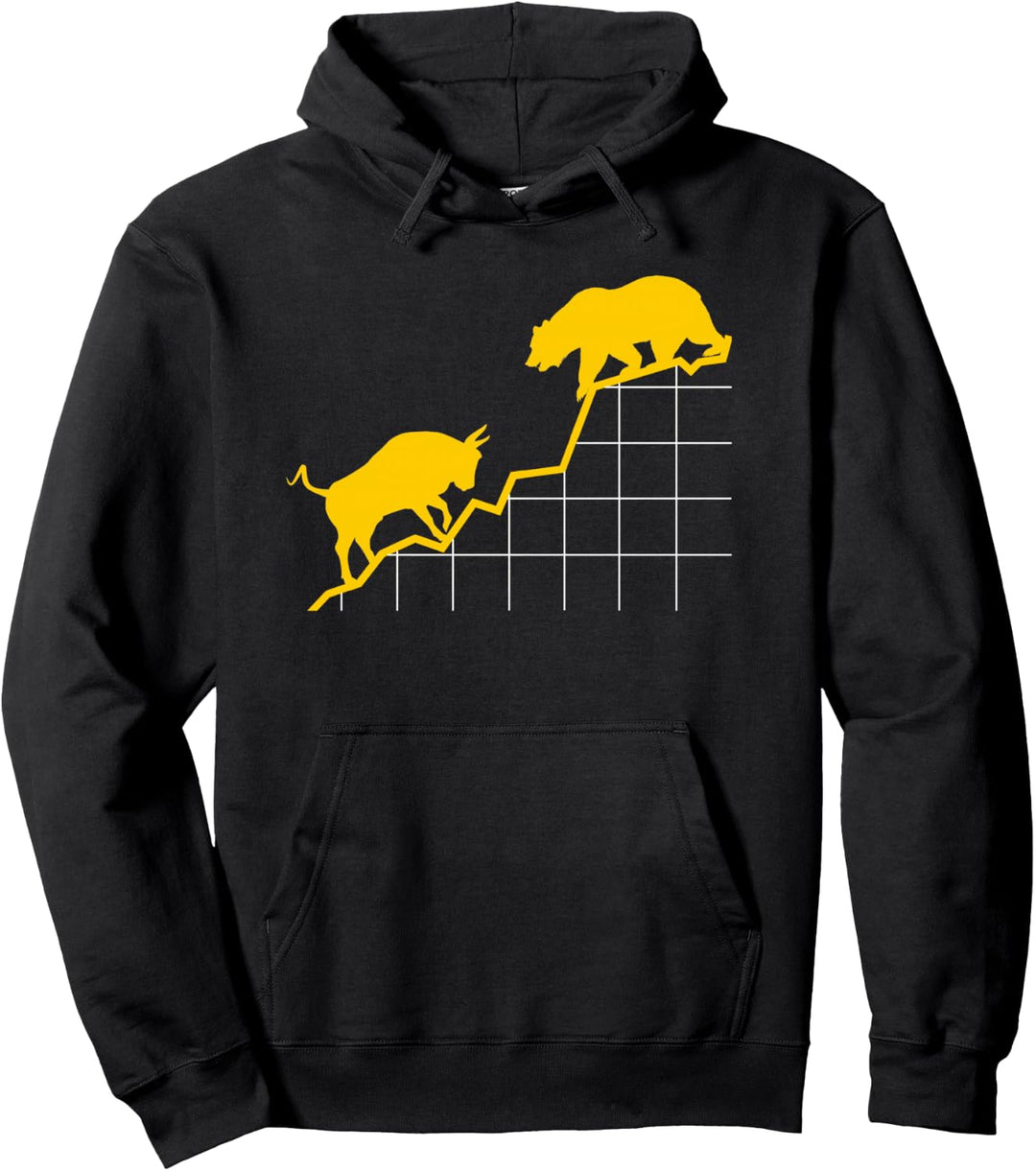 Bulle vs Bär I Aktien Börse Stock Market ETF Kapital Pullover Hoodie
