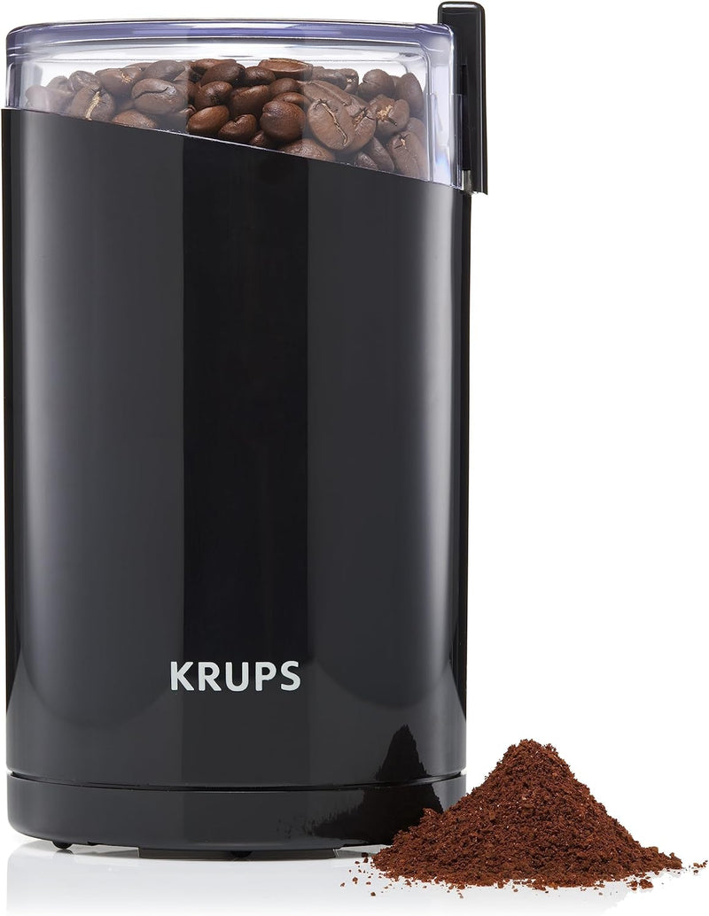 Krups F20342 Kaffeemühle und Gewürzmühle in Einem | Leistungsstarker Motor | Mahlgrad variabel | 75g