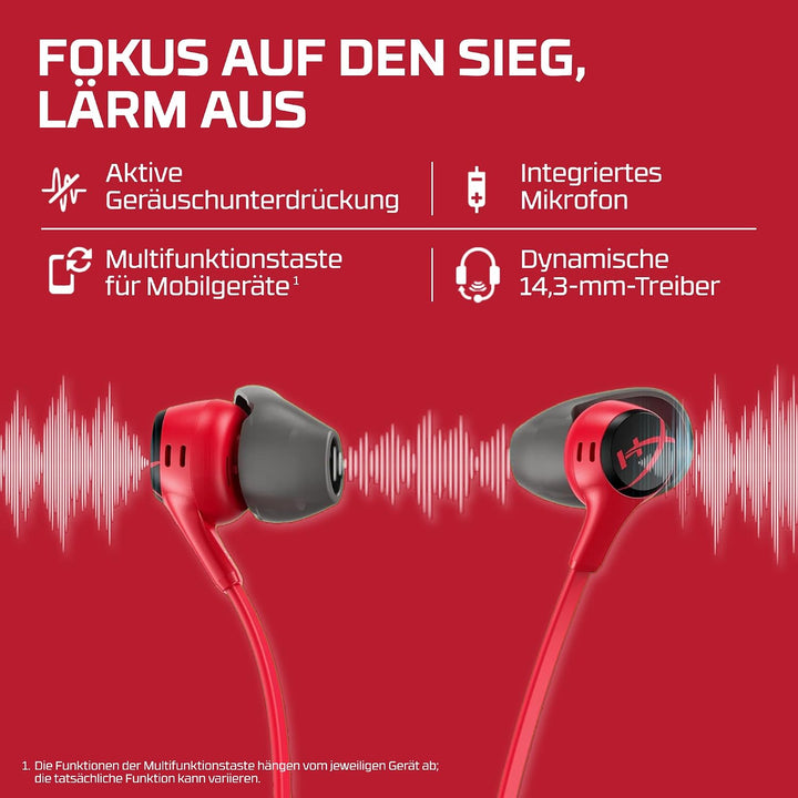 HyperX Cloud Earbuds II - Gaming Earbuds with Mic
