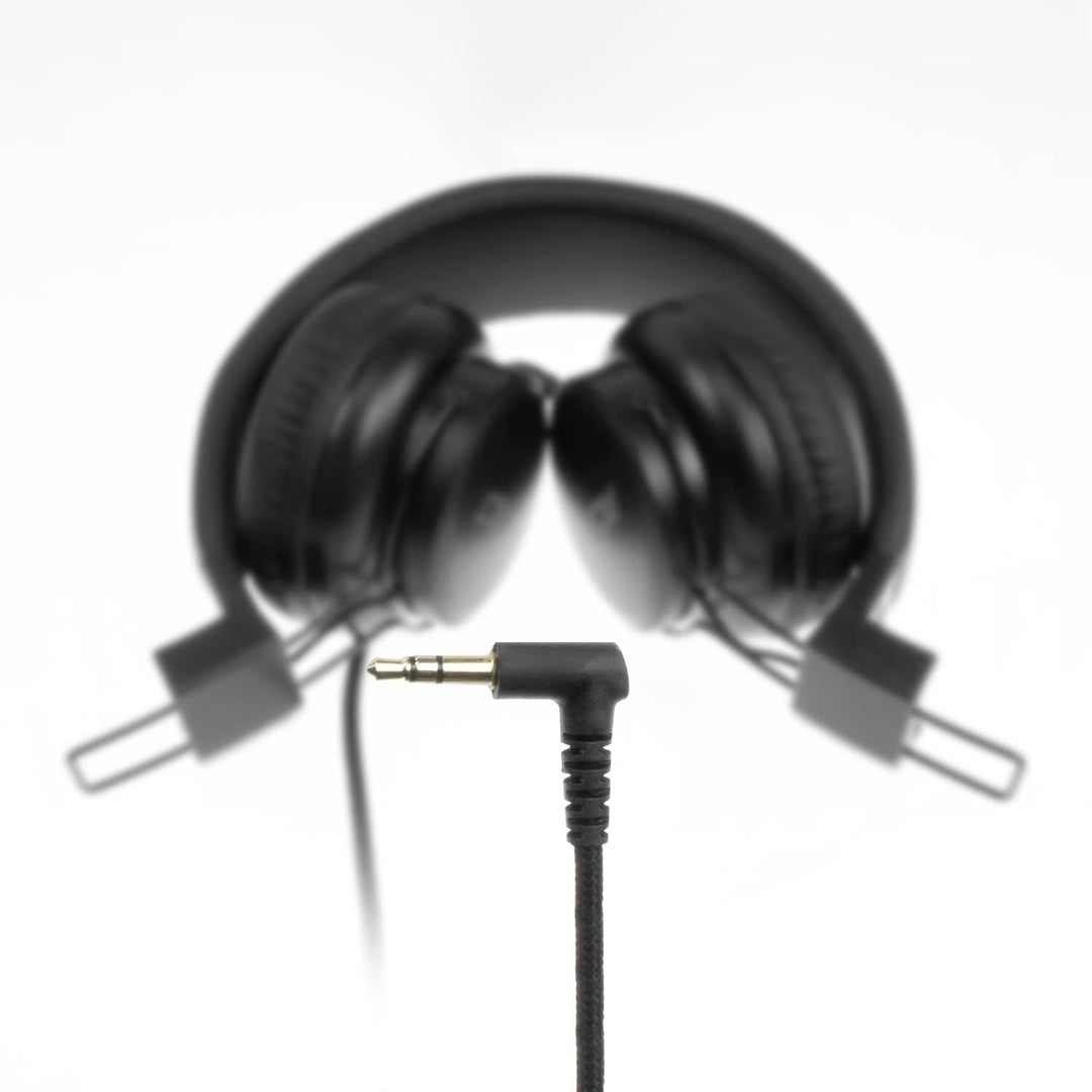ACT Faltbarer Kopfhörer mit Kabel, On Ear Bugelkopfhörer, 3.5mm Klinkenstecker, Nylon Kabellänge 1.5