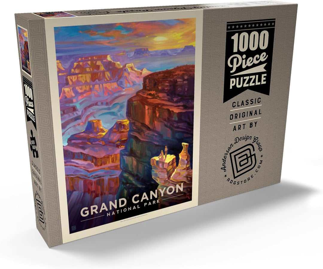 Grand Canyon National Park: Sunset - Premium 1000 Teile Puzzle - MyPuzzle Sonderkollektion von Ander