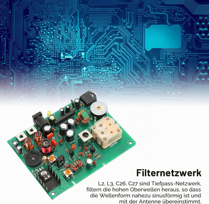 Einstellbarer 530–1600 kHz AM Sender, Mittelwellensender, DIY Sender Set für Schulexperimente