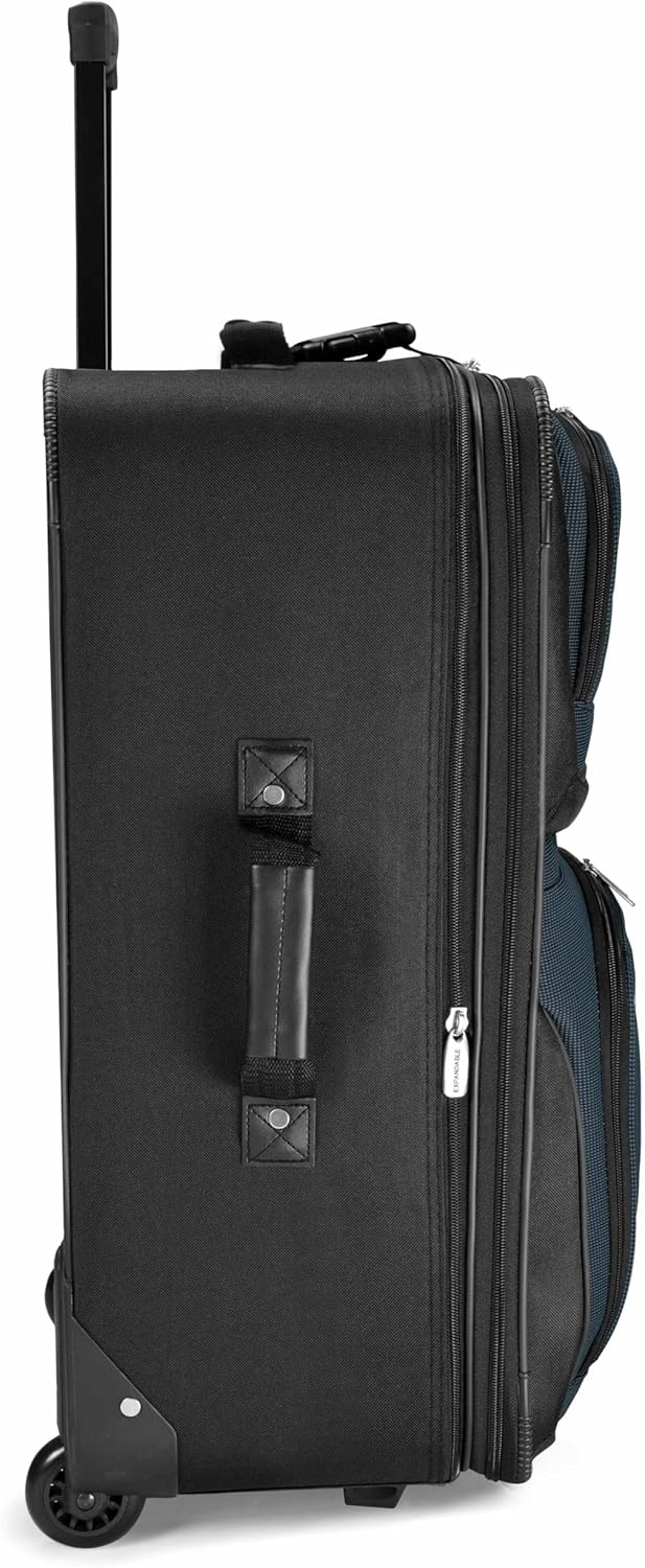 Travel Select Amsterdam Erweiterbares Rollgepäck 8-Piece Set (15/21/25/29/Packing Cubes) Marineblau