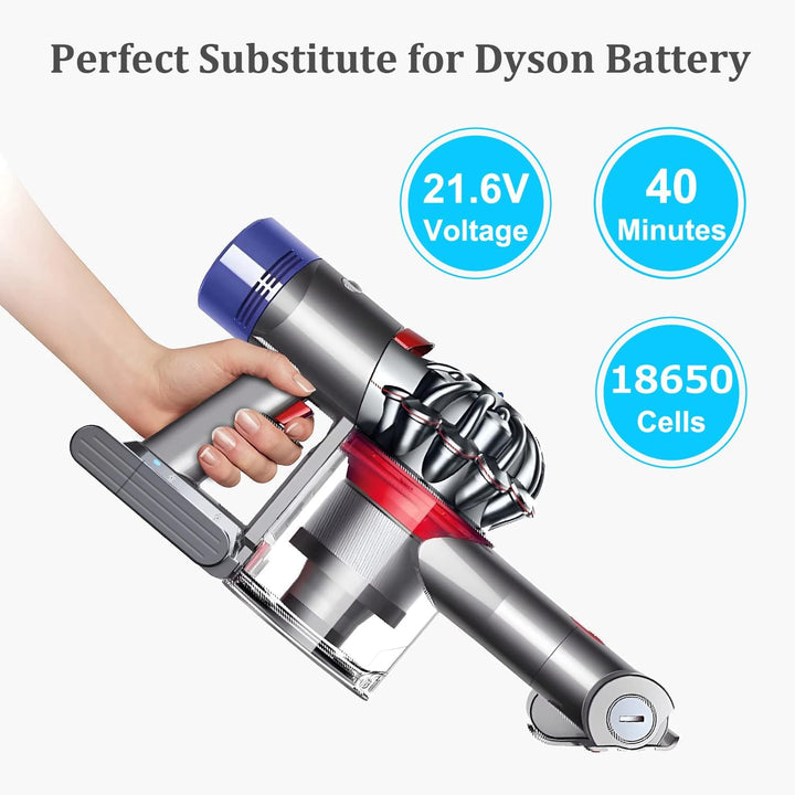 DTK Ersatzakku für Dyson V7 Akku SV11 Kompatibel mit V7 Fluffy Animal Absolute Motorhead Trigger Car