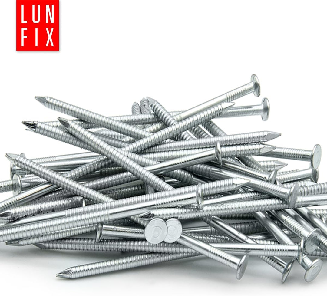 Rillennägel 3,1 x 90 mm verzinkt 5kg ca. 735 Stk Flachkopf | Baunägel Holznägel, Rillenschaft, Holzb