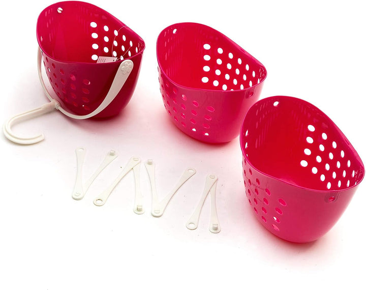 Premier Housewares 1601487 3-Tier Dusche Caddy, pink