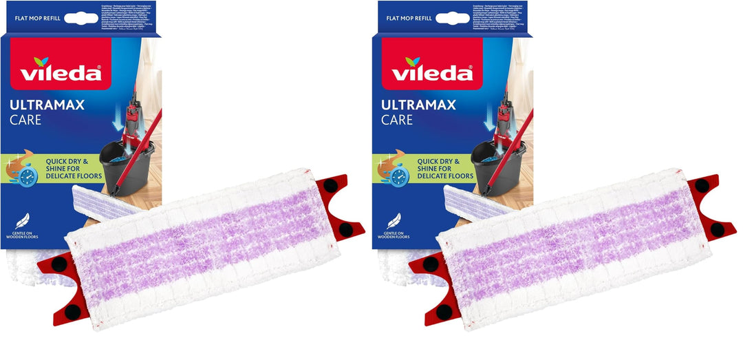 Vileda Ultramax Care Bodenwischer Ersatzbezug, Bodenreinigung, Wischmopp Bezug, Für empfindliche Böd