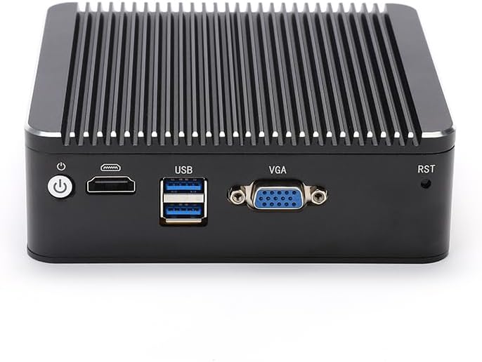 N2940 Quad Core Firewall Micro Appliance, Mini PC, Router with 8G RAM 128G SSD, 4 RJ45 1GBE Port AES