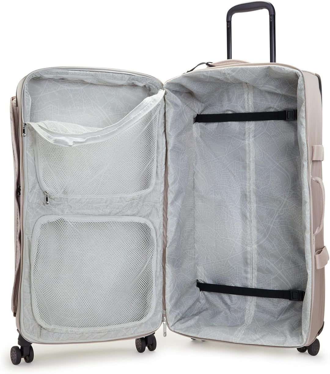 Kipling Spontaneous LRollen-Koffer 360° mit Elastische Träger Metallic Glow, Metallic Glow
