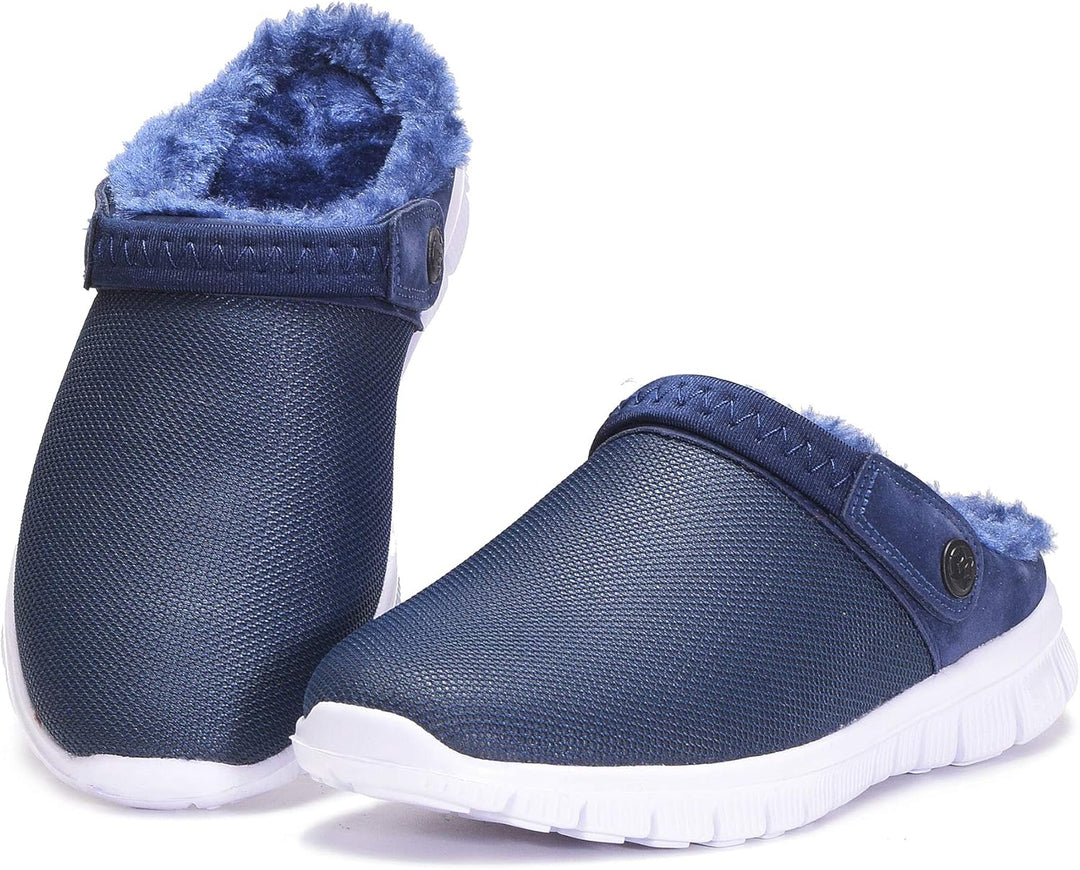 Eagsouni Clogs Hausschuhe Herren Damen Winter Gartenschuhe Haus Pantoffeln Warme Plüsch Gefüttert Ga