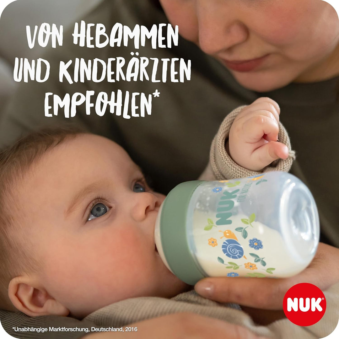 NUK for Nature Perfect Start Set | 4 Flaschen mit Temperature Control Anzeige (2x 150ml Gr. S, 2x 26