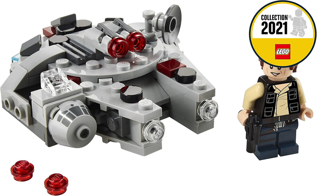 LEGO 75295 Star Wars Millennium Falcon Microfighter Spielzeug mit Han Solo Minifigur für 6-jährige J