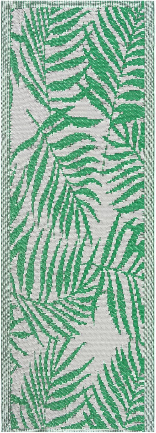 Outdoor Teppich grün 60x105 cm Bodenschutzmatte Kunststoffmatte Kota