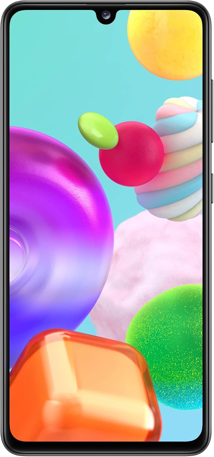 Samsung GALAXY A41 Smartphone Schwarz Dual-SIM 64GB Android 10.0 A415F, Schwarz, SM-A415FZKDEUB Deut