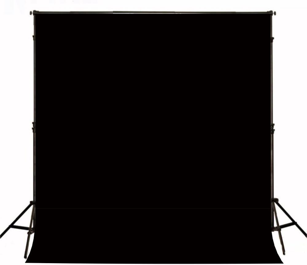 Kate 1,5x2,2m Foto Hintergrund Schwarz Faltbar Microfiber Hintergrund Fotostudio Grundlegender Schwa