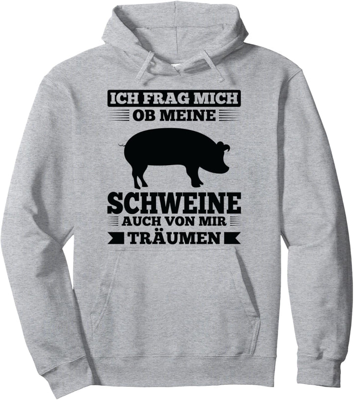 Schweine Schweinezucht Landwirt Pullover Hoodie
