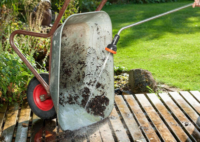 Gardena Profi-System-Spritz-Giessstab: Stab-Gartenbrause für einen höheren Wasserdurchfluss, regulie