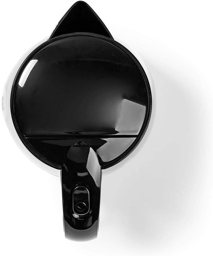 Wasserkocher - 1.7 l - Plastik - Schwarz - Um 360 Grad drehbar - Verdecktes Heizelement - Strix Cont