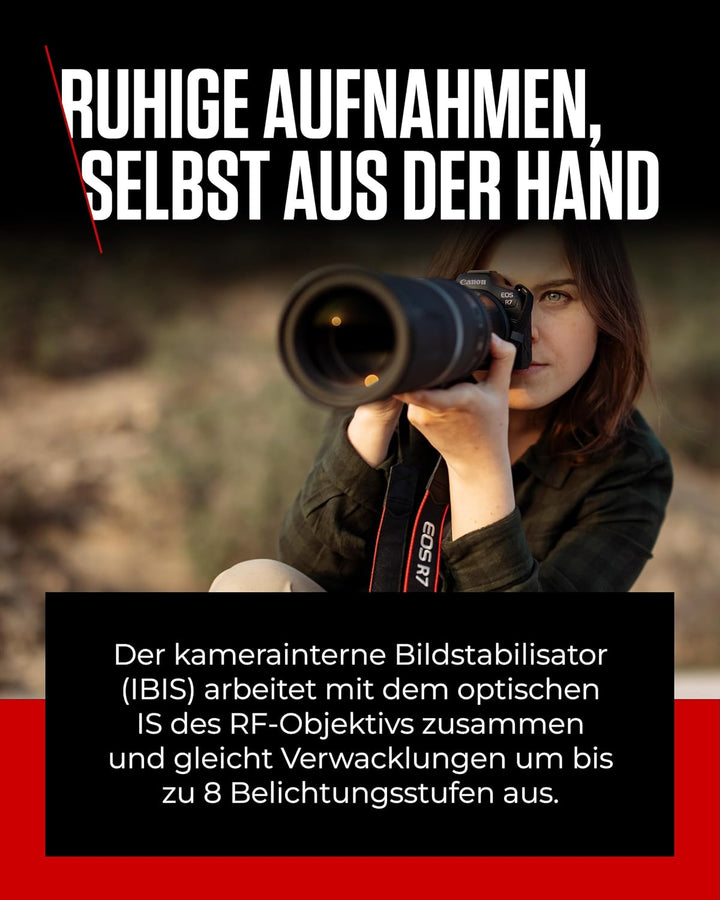 Canon EOS R7 Kamera spiegellose Camera + RF-S 18-150mm F3.5-6.3 is STM Objektiv (DSLR Upgrade, Hybri