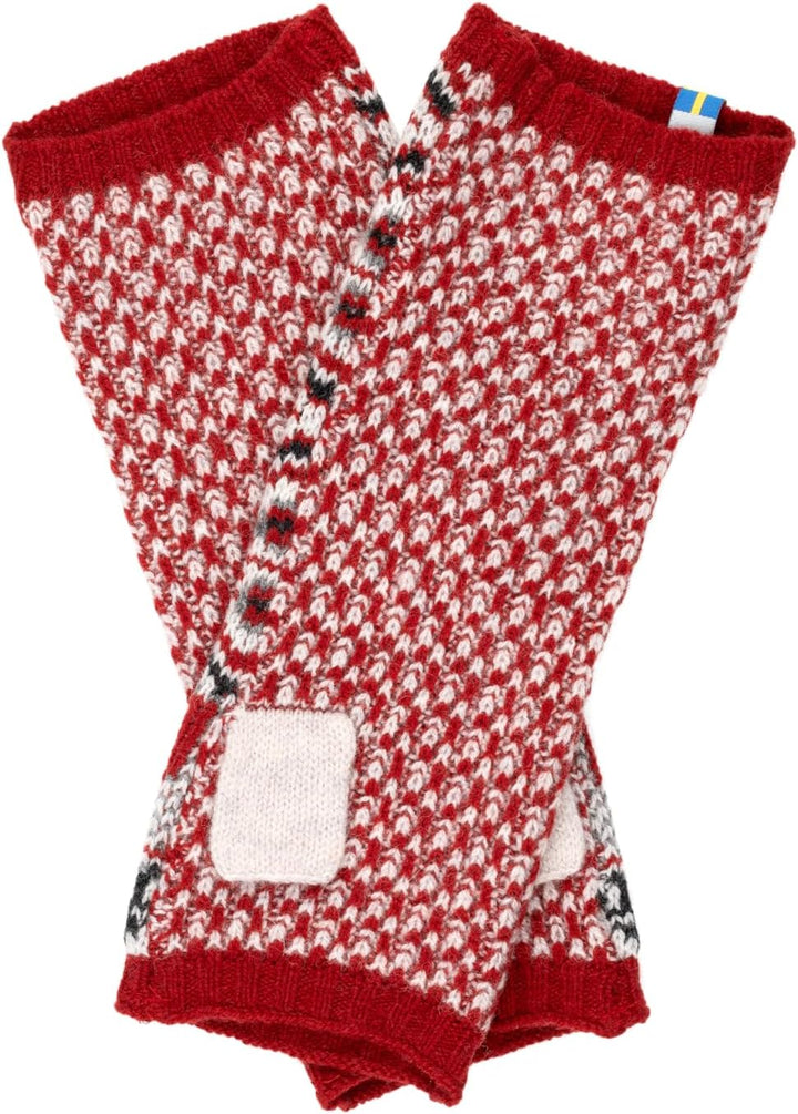ÖJBRO VANTFABRIK Armstulpen Pulswärmer Damen 100% Merinowolle fingerlose Handschuhe Strick warm weic