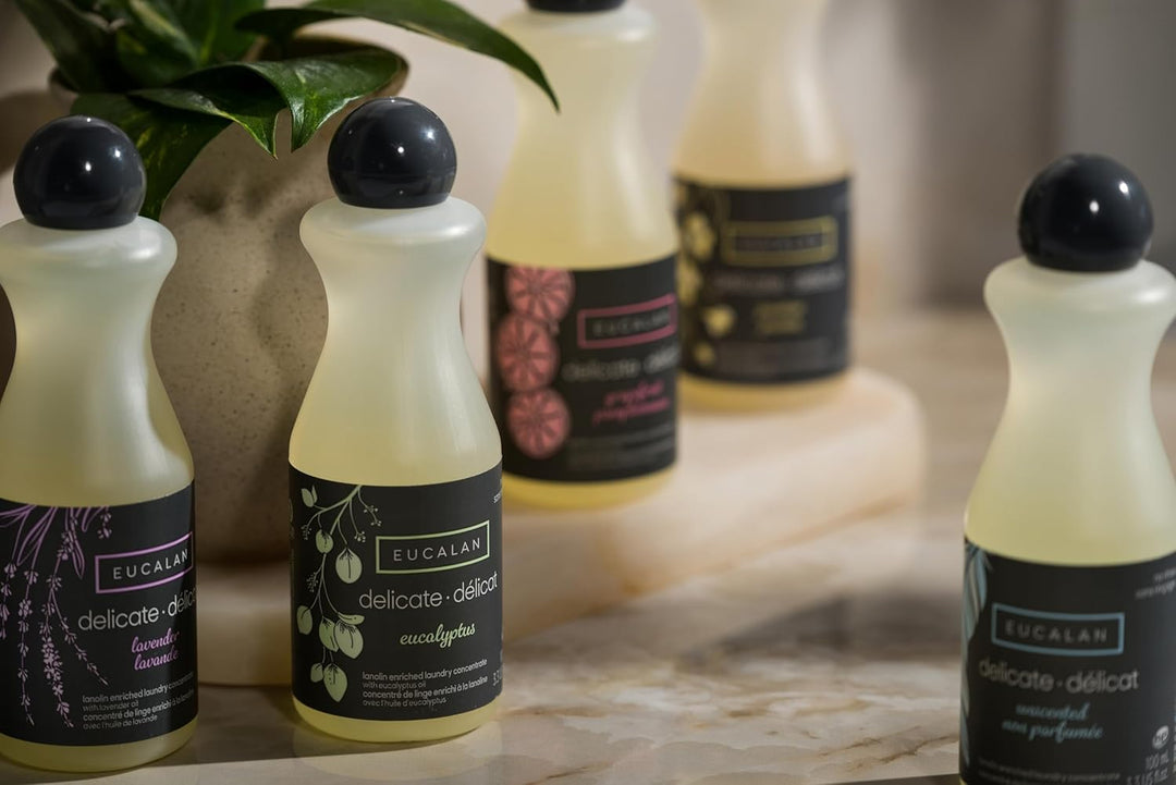 Eucalan 666884100382 pflegendes Feinwaschmittel, Eykalyptus, 100 ml für Handwäsche