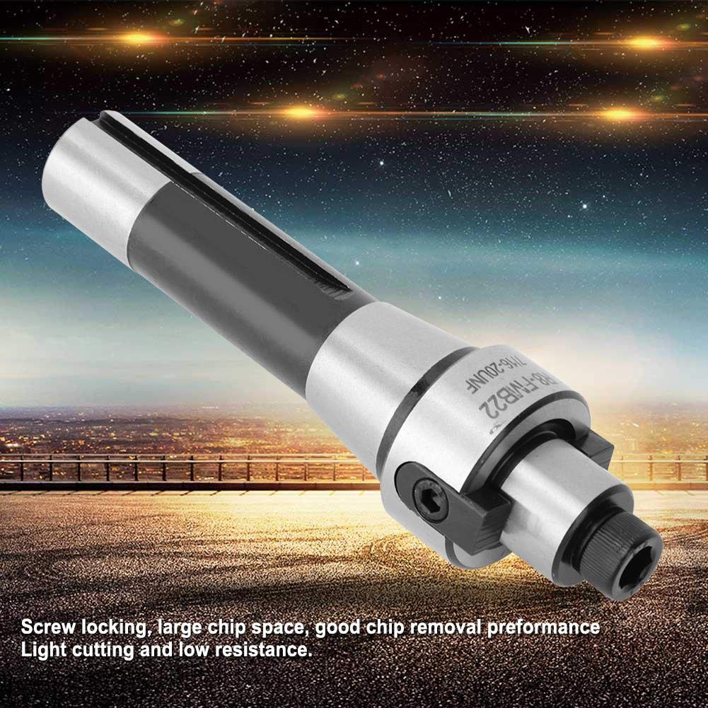 Planfräser, R8-FMB22 7/16-20UNF Planfräser mit geringem Schnittwiderstand für mehrere Materialien