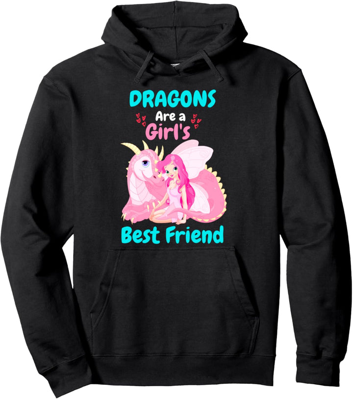 Dragons Are A Girl's Best Friend Pullover Hoodie