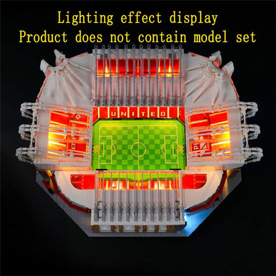 GEAMENT LED Licht-Set Kompatibel mit Lego Old Trafford Manchester United - Beleuchtungsset für Creat