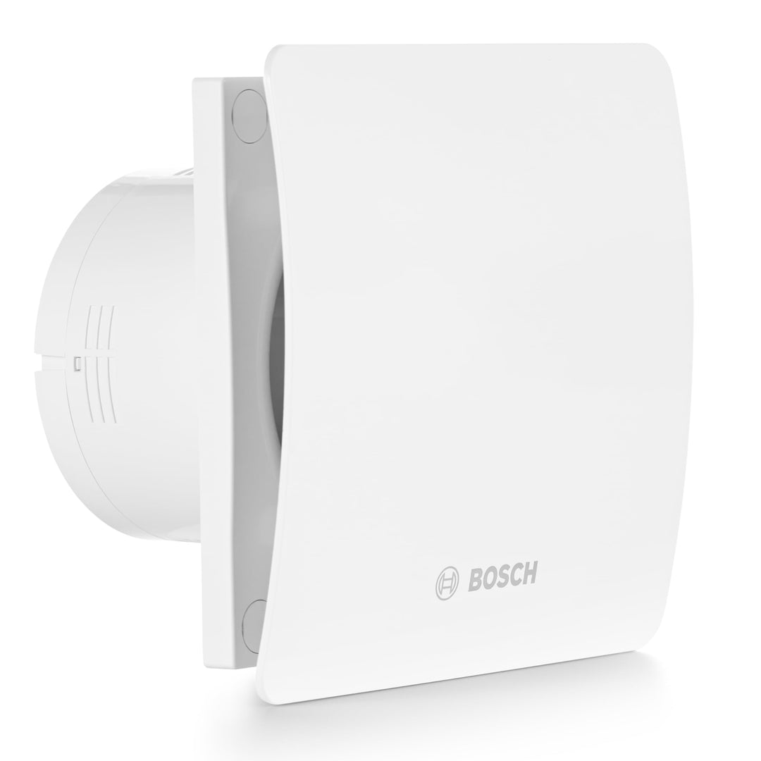 Bosch Badlüfter Fan 1500 125mm Durchmesser, mit Lichtschalter-Aktivierung zur Wandmontage inkl. Schr